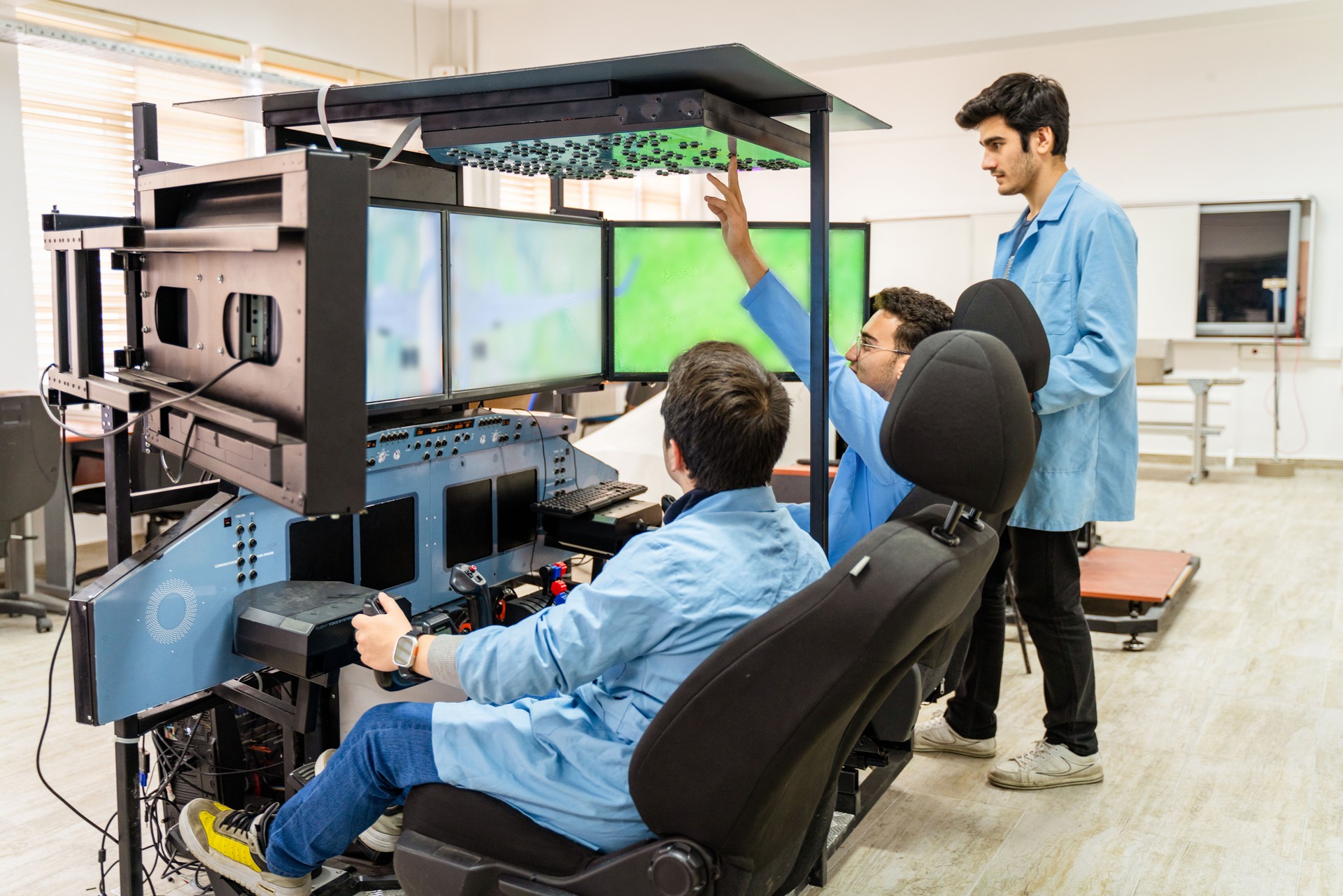 Formazione professionale studenti simulatore di volo formazione